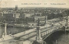 CPA Paris Le Pont Alexandre III 