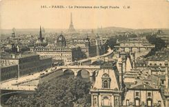CPA Paris Le Panorama des Sept Ponts 