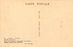 CPA Pilon Germain Rene de Birague chancelier de France Paris Musee du Louvre 
