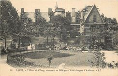 CPA Paris l'Hotel de Cluny construit en 1490 par l'Abbe Jacques d'Amboise 