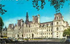 CPA Paris et ses Merveilles L'Hotel de Ville et sa Place 