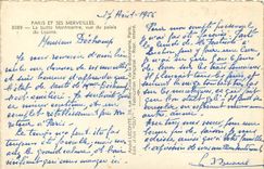 CPA Paris et ses Merveilles La Bute Montmartre bue du palais du Louvre 