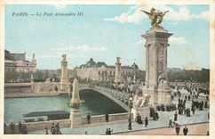 CPA Paris Le Pont Alexandre III 