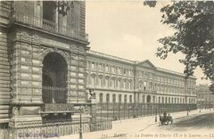 CPA Paris La Fenetre de Charles IX et le Louvre 