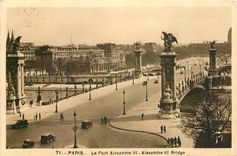 CPA Paris Le Pont Alexandre III 