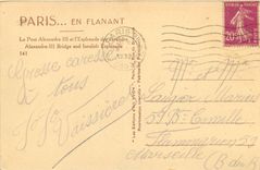 CPA Paris Le Pont Alexandre III et l'Esplanade de Invalides