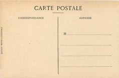 CPA Reims La Cathedrale Porche central apres la guerre 