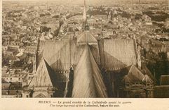 CPA Reims Le grand combe de la Cathedrale 
