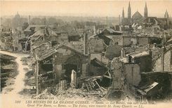 CPA Les Ruines de la Grande Guerre Reims Les Ruines vue vers Saint Remy 