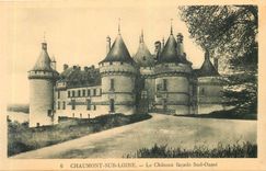 CPA Chaumont sur Loire Le Chateau facade Sud Ouest 