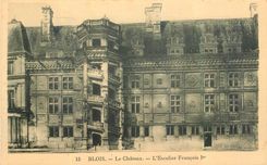 CPA Blois le Chateau L'Escalier Francois I 
