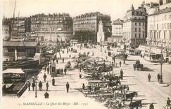 CPA Marseille Le Quai des Belges 