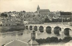 CPA Blois Panorama vers la Cathedrale 