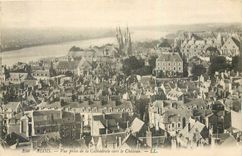 CPA Blois Vue prise de la Cathedrale vers le Chateau 