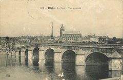CPA Blois Le Pont Vue generale 