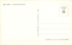 CPA Paris La Tour Eiffel Illuminee 