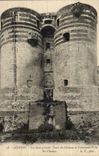 Angers CPA the castle two large towers of the castle and the old door of the fields