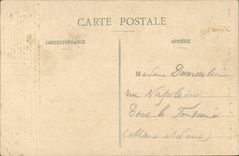 Angers CPA the castle Statue of the King Rene Church St Laud