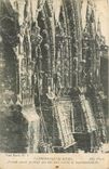 CPA Cathedrale de Reims Portrait ouest 