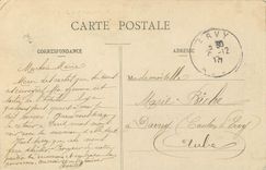 CPA Paris Le Pont Alexandre de profil 