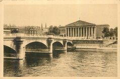 CPA Paris en Flanant La Chambre des Deputes et le Pont de la Concorde 