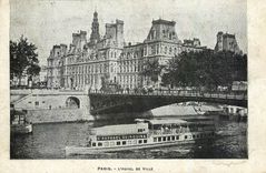 CPA Paris l'Hotel de Ville St Raphaele Quinquina