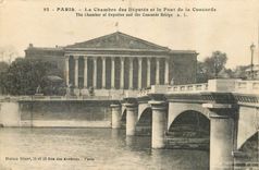 CPA Paris La Chambre des Deputes et le Pont de la Concorde 