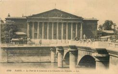 CPA Paris Le Pont de la Concorde et la Chambre des Deputes 