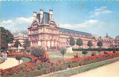 CPA Paris Le Louvre et le jardin des Tuileries 