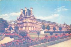 CPA Paris Le Louvre et le Jardin des Tuileries 