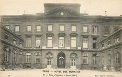 CPA Paris Hotel des Monnaies Cour d'honeur facade Nord 
