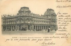 CPA Paris Le Louvre Place du Carrousel 