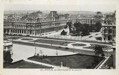 CPA Paris le Carrousel et le Louvre 