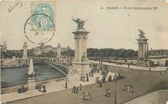 CPA Paris Pont Alexandre III 