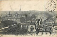 CPA Paris Vue des Sept Ponts prise de Saint Gervais 