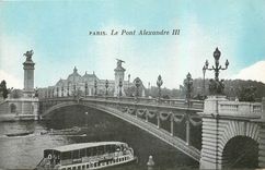 CPA Paris Le Pont Alexandre III 