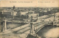 CPA Paris Le Pont Alexandre III 