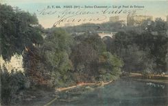 CPA Paris Buttes Chaumont Lac et Pont de Briques 