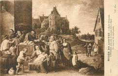 CPA Paris Musee de Louvre Ecole Flamande 