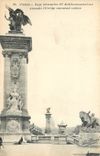 CPA Paris Pont Alexandre III Motifs ornementaux  Lion
