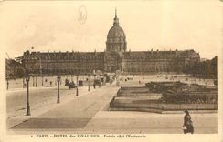 CPA Paris Hotel des invalides Entree cote l'Esplanade 