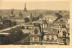 CPA Paris Panorama des Huit ponts 