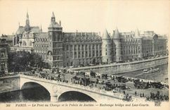 CPA Paris Le Pont au Change et le Palais de Justice 