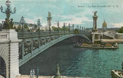 CPA Paris Le Pont Alexandre III 