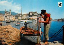 CPM Corse Ile de Beaute Bastia Preparatif de peche 
