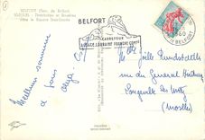 CPM Belfort Terr de Belfort Diaichottes et Bouebes dans le Square Jean Jaures