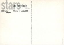 CPM Centre Pompidou Stars au feminin