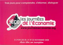 CPM Journees de l'economie Lyon 2008