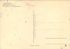 CPM L'Orleanais Montargis Loiret Le canal de Briare 