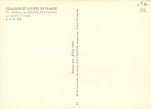 CPM Couleurs et Lumiere de France Chateau de Versailles Yvelines Le Grand Trianon 
